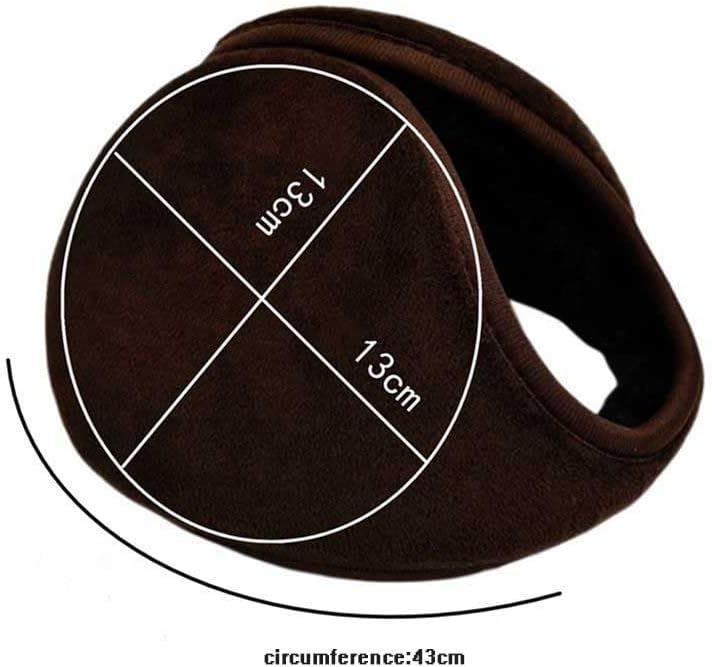 Ear Muffs for Winter Women & Men, Adjustable Women's Earmuffs Winter, Cute Earmuffs for Women Outdoor Sports (Brown)