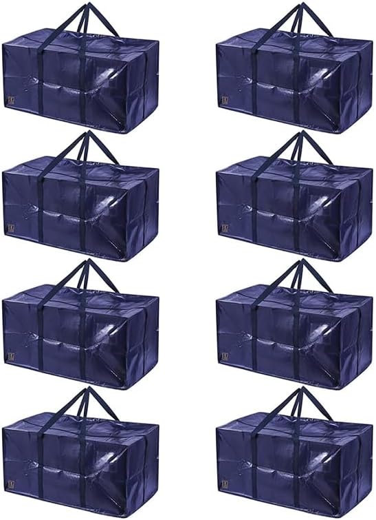 2 Pack Extra Large 26 Gallon Moving Storage Bags with Zippers