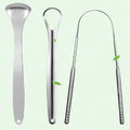 3 PCS Metal Tongue Scraper, Tongue Scrapers for Adults, Stainless Steel Tounge Scrappers, Tounge Scraper, Portable Tongue Scrappers
