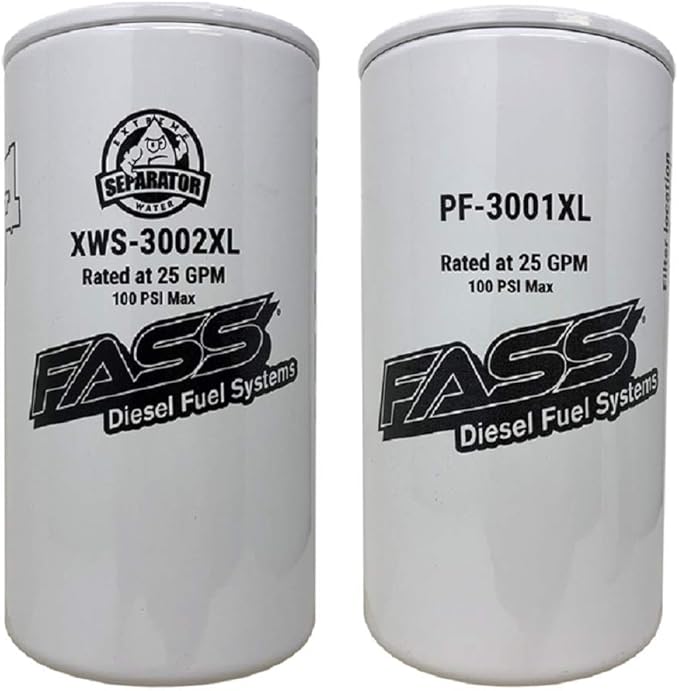 FASS Titanium Series Fuel Filter Combo Package XWS-3002XL / PF-3001XL