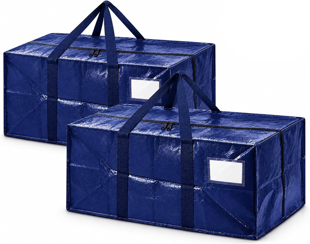 2 Pack Extra Large 26 Gallon Moving Storage Bags with Zippers