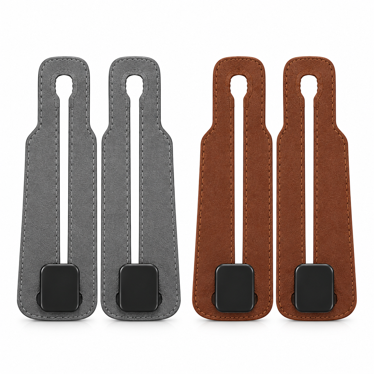 2 Pack Car Headrest Hooks Hanger for Bags Seat Back Organizer Holder Clips Auto Fastener OLIVER Fitment Unfinished No Material