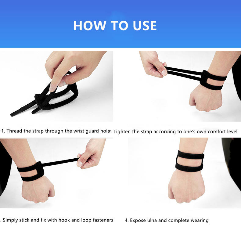 2 Pack Wrist Support Wraps, Adjustable Wrist Guards for Yoga, Fitness, Basketball & Badminton, Sports Wrist Wrap for Exercise, Black