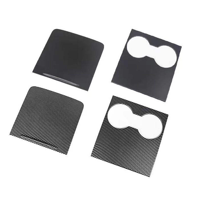 ABS Carbon Fiber Style Center Console Armrest Box Cover, Pack of 1