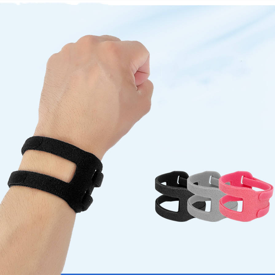 2 Pack Wrist Support Wraps, Adjustable Wrist Guards for Yoga, Fitness, Basketball & Badminton, Sports Wrist Wrap for Exercise, Black